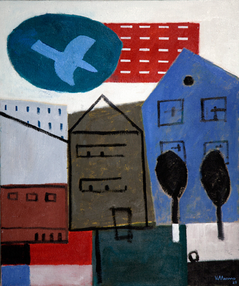 _926_Pájaro-solitario-II_Óleo-sobre-lienzo_55x46-cm_2021
