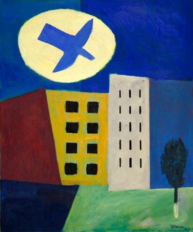 _938M_Pájaro-solitario-X_Óleo-sobre-lienzo_55x46-cm_2021