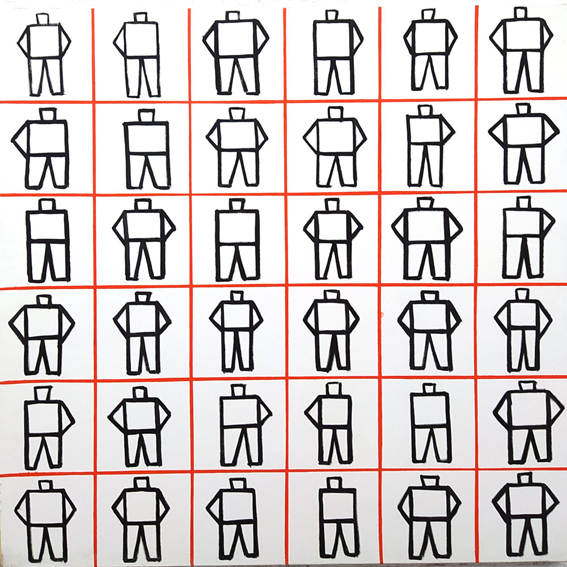 El-uno-y-su-múltiple_Óleo-sobre-lienzo_180x180cm_2006