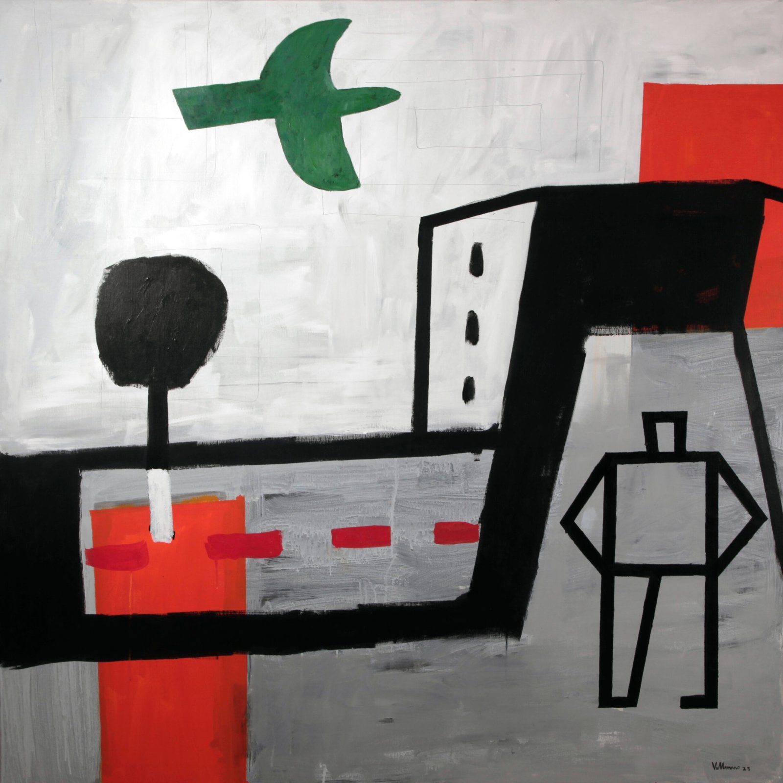 Spleen II · Acrílico sobre lienzo
